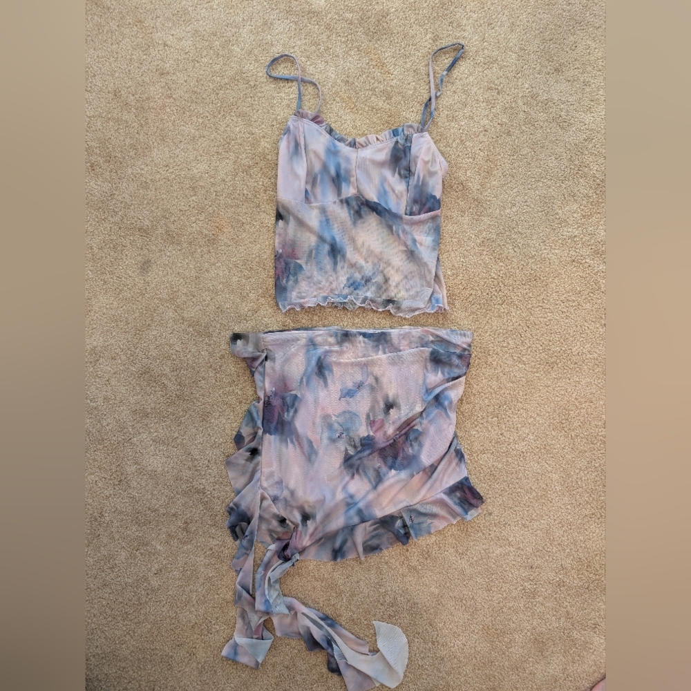 Emory Park Lavender Mesh Fabric